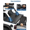 JOYTUTUS Tonneau Cover 4 Door Compatible with Wrangler JLU 2018-2026,
