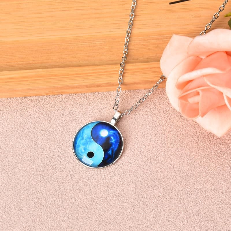 YALLNASL Yin Yang Best Friend Gift for Women Men Tai