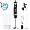 Sangcon 5-in-1 Immersion Blender Handheld with 1000ml Cup, 2-Speed Adjustable