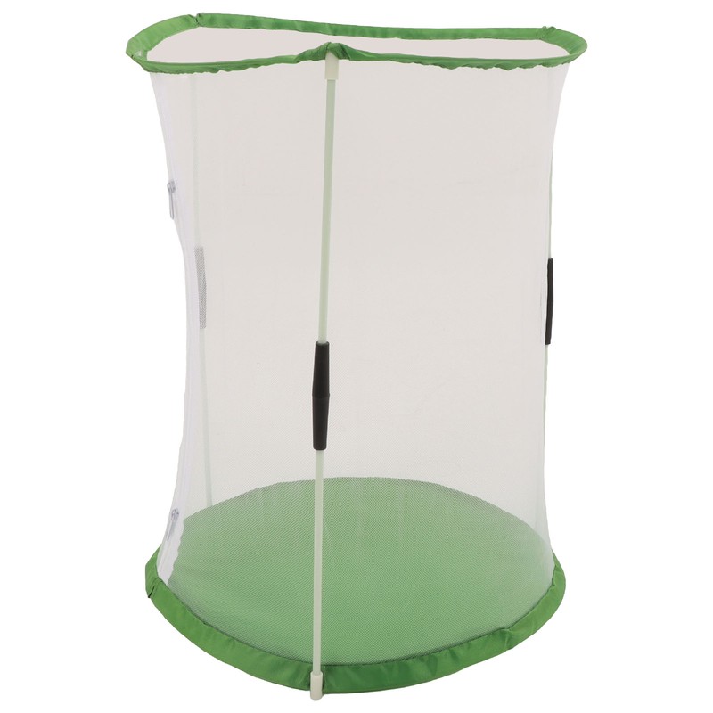 Cylindrical Butterfly and Insect Observation Cage Transparent Mesh Habitat Cage