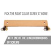 Brute Strength - Leather Handles for Furniture - Pale Green