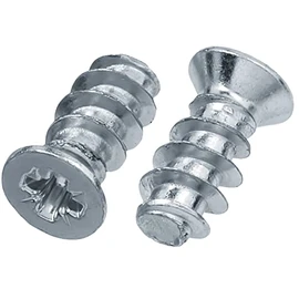 6mm x 13mm Euro Screws for Hinges Draw Runner Screws Flat Head Countersunk (Pack of 20)