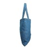 Mens Womens Denim Tote Shoulder Shopping Bag Satchel with Front