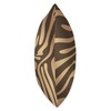 Golden Brown Zebra Pattern / Safari Print Shining Imitation Throw