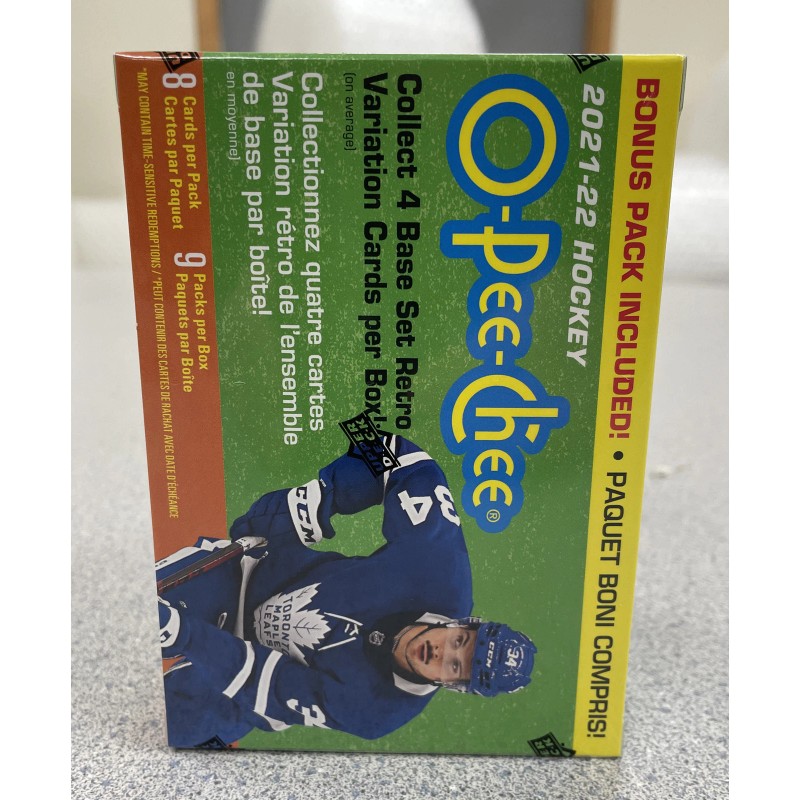 2021-22 Upper Deck OPC O-Pee-Chee Hockey Blaster Box
