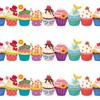 72 Feet Cupcake Border Birthday Bulletin Board Borders Trim for