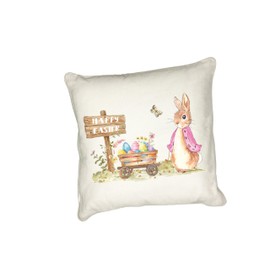 Anonymous Gifting Peter Rabbit Easter cushion cover - Nursery, playroom, bedroom, children's pillow - Pink Jacket