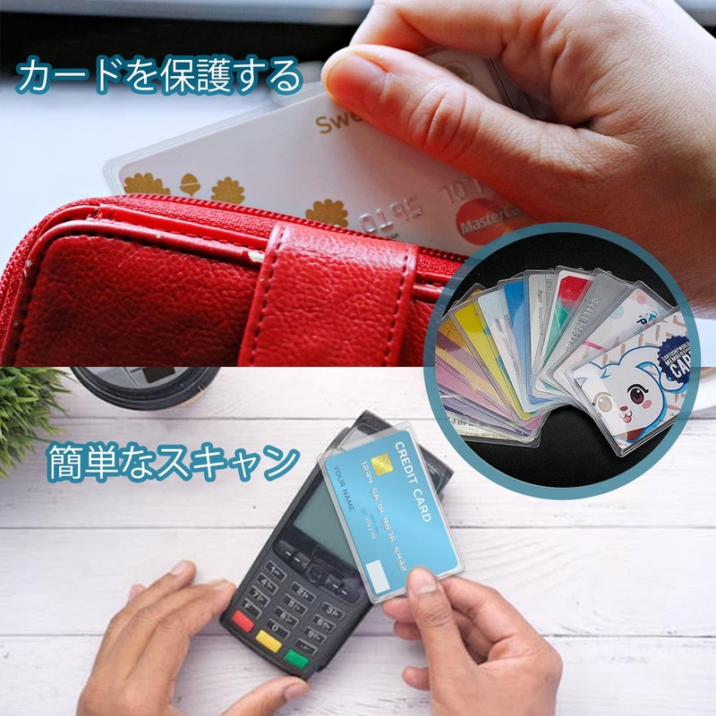 Anboli Card Protective Case Card Case Transparent Card Protective Film