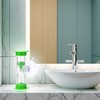 2 Minute Plastic Sand Timer Hourglass Sand Clock with Suction
