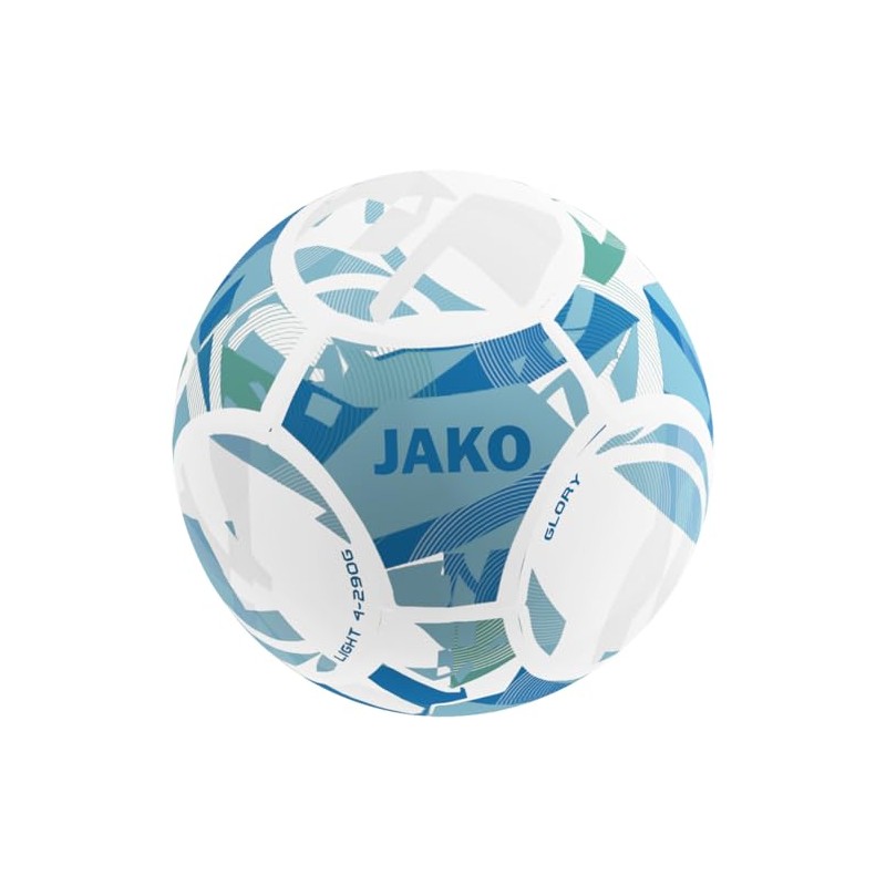 JAKO Lightball Glory, White/Light Blue/JAKO Blue, 4 (290 g)