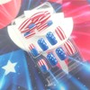4th of July Nails Press ons Medium Square Press on