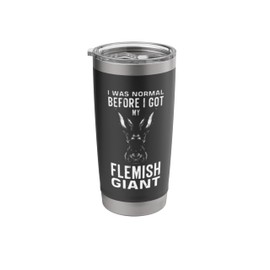Rabbit Lover Design with Flemish Giant Stainless Steel Insulated Tumbler