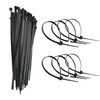 100 Black Nylon Zip Ties - 2.5 x 100mm, Strong
