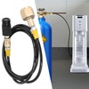 G5/8-14 CO2 Universal External Hose Adapter 1.5 m Soda Black
