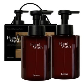 Hetras Perfume Bubble Highly Moisturizing Goat Milk Hand Wash Gift Set Daisy, 515ml, 2 Pieces / 헤트라스 퍼퓸 버블 고보습 산양유 핸드워시 선물세트 데이지, 515ml, 2개