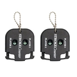 Golf Score Zähler Stroke Counter,2 Stücke Punktezähler Golf Ergebnis Indikator, Golf Score Zähler mit Schlüsselkette,Score Counters,Golf Ergebnis Zähler,Golf Ergebnis Indikator,Handzähler Zähler
