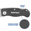 Sheffield Folding Utility Knife, Accepts Standard Utility Knife Blades, Box