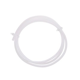 PTFE Tubing, 2mm ID X 4mm OD Tube White Connector Tube, Flexible White Connector Tubing for Bowden 3D Printer