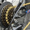 Bicycle Chain (Golden Yellow), 3 Chain Fasteners and Removal Tool,
