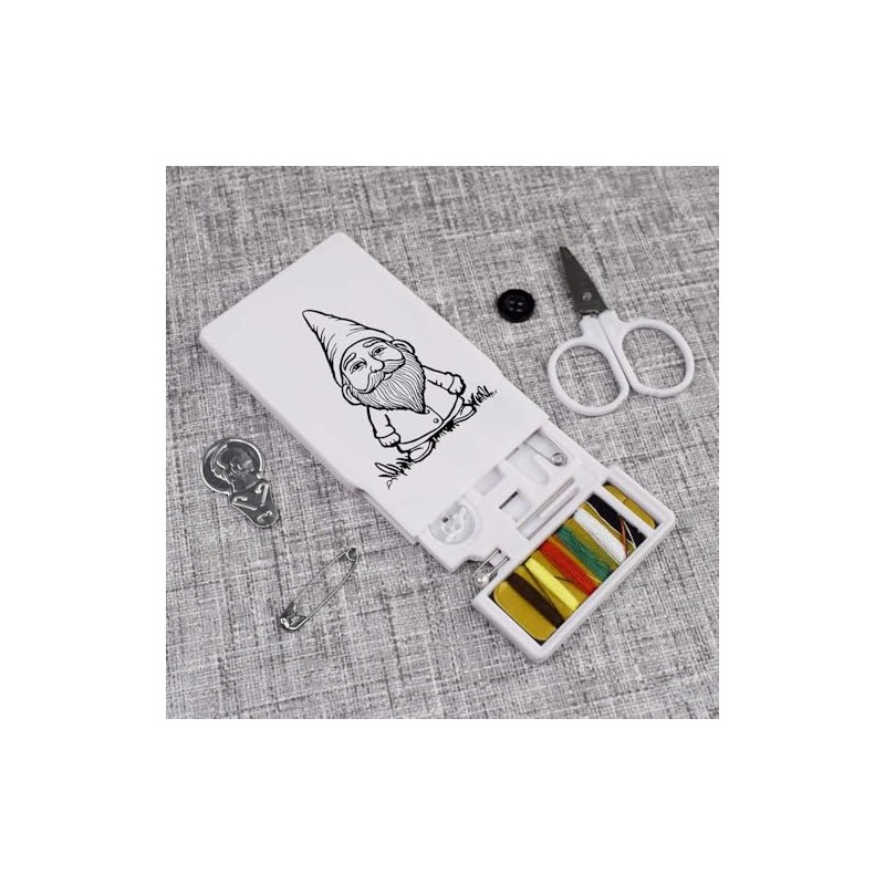 'Standing Garden Gnome' Mini Travel Sewing Kit (SE00033653)