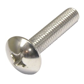 Onokatsu 124-00-0514 Truss Machine Screw with Cross Hole, Stainless Steel M5x14, 55 Pieces (Made in Japan, JIS) [Truss Head Machine Screws]