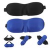 SAFIGLE 2Pcs Sleep Masks for Adults Light Blocking Eye Masks
