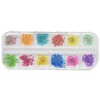 Varna Dried Flower Gypsophila Nail Parts Set, 1 Piece, Mixed Colors / 바르나 드라이플라워 안개꽃 네일 파츠 세트, 1개, 혼합색상