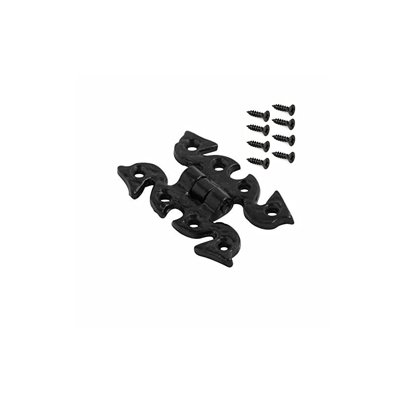 SISI UK® Cast Iron Black Antique Butterfly Snake Fancy Cabinet