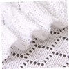 Hohopeti Chunky Knit Blanket Baby Stroller Blanket Warm for Winter