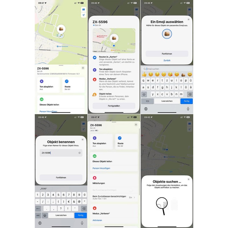 Callstel Key Locator: Set of 4 Key Finders, Wireless Charging