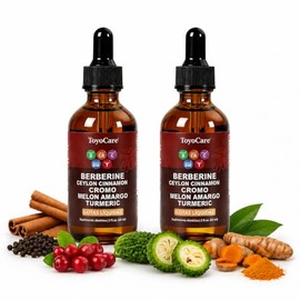 Berberina HCL Líquida, Complejo Herbal, 2 x 60 ml