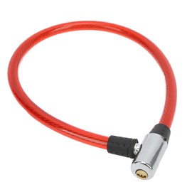 SPYMINNPOO Bicycle Lock Cable with Key Steel Wire Portable Cable Lock Security Bicycle Lock for Bicycle Motorcycle Gate 3 Colours (Red) Cycling Other Riding
