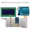 DIYmalls 2004 LCD Display Module DC 5V 20x4 White Character