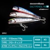 DAIWA Lures with Laser Impact Moissanite Salt Pencil 110F-LI LI