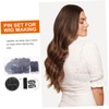 WOONEKY 1set Wig Clips and Combs Kit for Wig Making