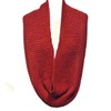 Wrapables Thick Knitted Winter Warm Infinity Scarf - Red Wine