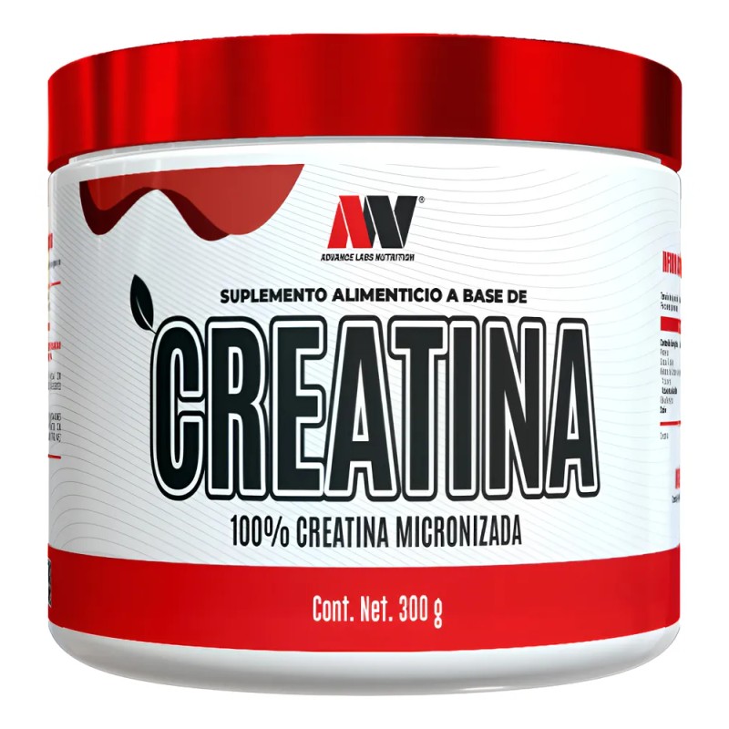 Creatina 100% Pura Micronizada Sin Sabor Advance 300g 60 Porciones