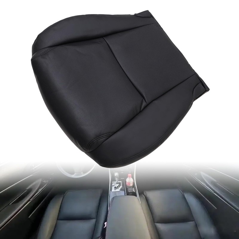 SecosAutoparts Front Driver Side Bottom Perforated Microfiber Leather Replacement Seat