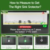 28" x 15" Sink Protectors for Kitchen Sink, Stainless Steel
