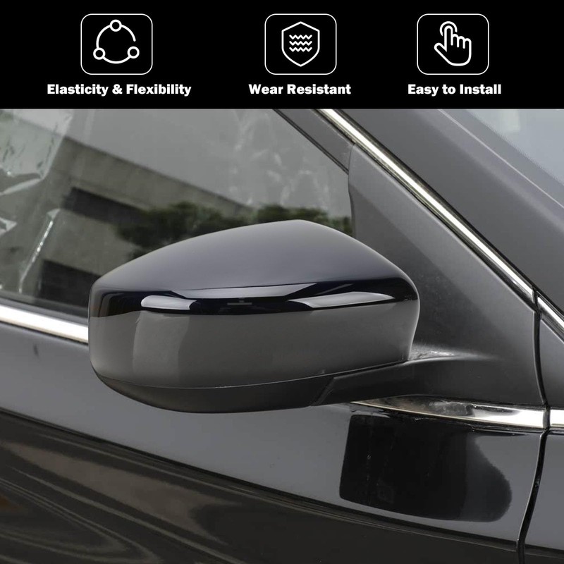 MOFOAP Replacement Right Passenger Side Mirror Cover Caps for Nissan