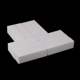 Anself Pack of 10 White Buffer Sanding Blocks Polishing Block Buffer Nail Art Manicure Tool