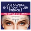Stylia Eyebrow Stencil Kit for Women – 100 Pack, Precision