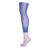 MeMoi Moonlight Blue Linear Footless Net Tights Moonlight Blue Medium/Large