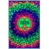Scorpio Posters Psychedelic Peace - Flocked - Blacklight Poster -