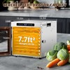 Food-Dehydrator Machine 9 Stainless Steel Trays, 1000W Fruit Dehydrator,7.7ft² Meat