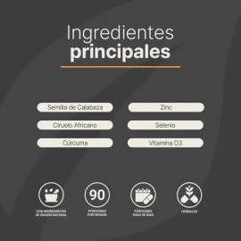 Suplemento Para La Próstata De 180 Cápsulas B Life Sabor Sin sabor