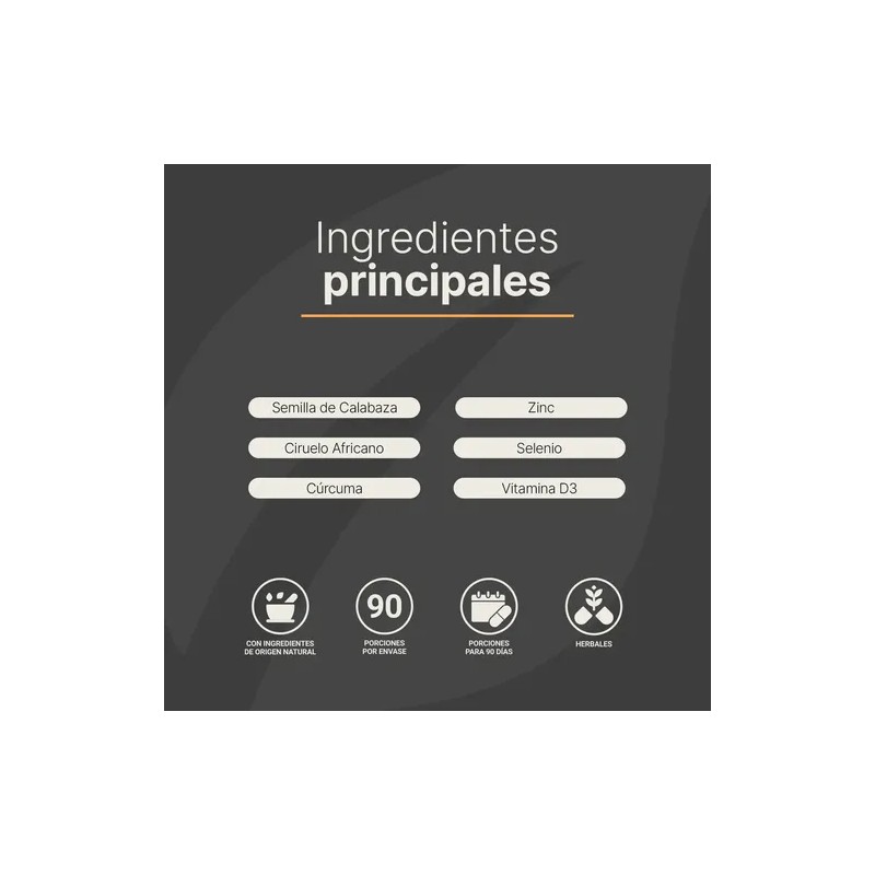 Suplemento Para La Próstata De 180 Cápsulas B Life Sabor
