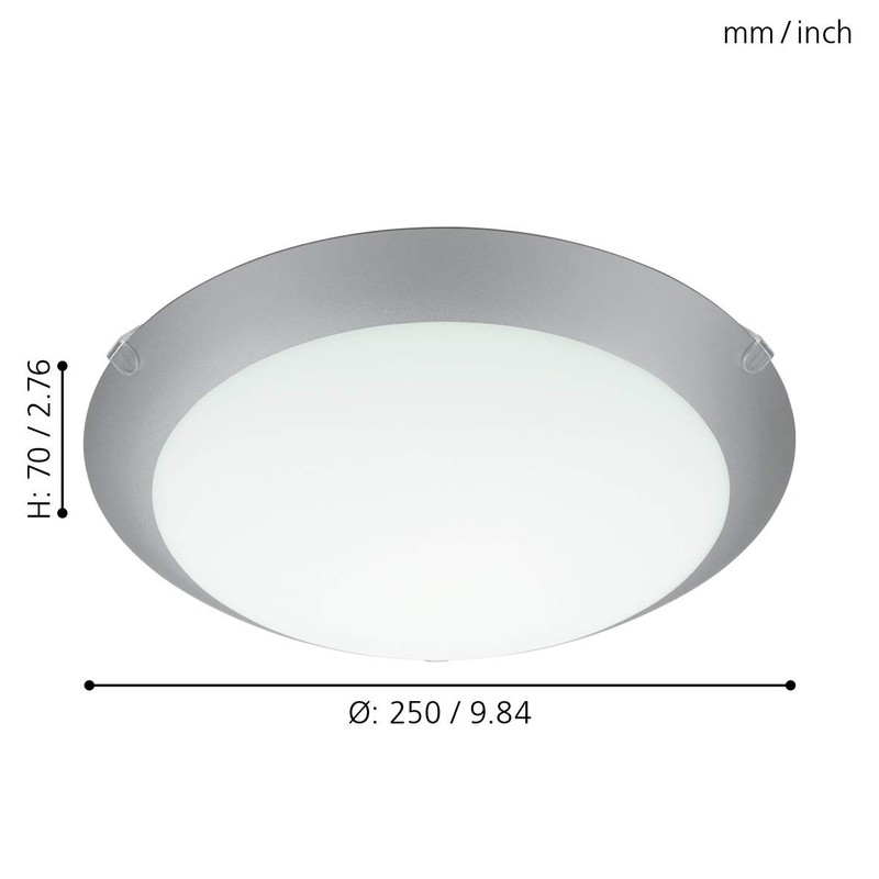 Eglo 89248 Metal Ceiling Light Shade, E27, White
