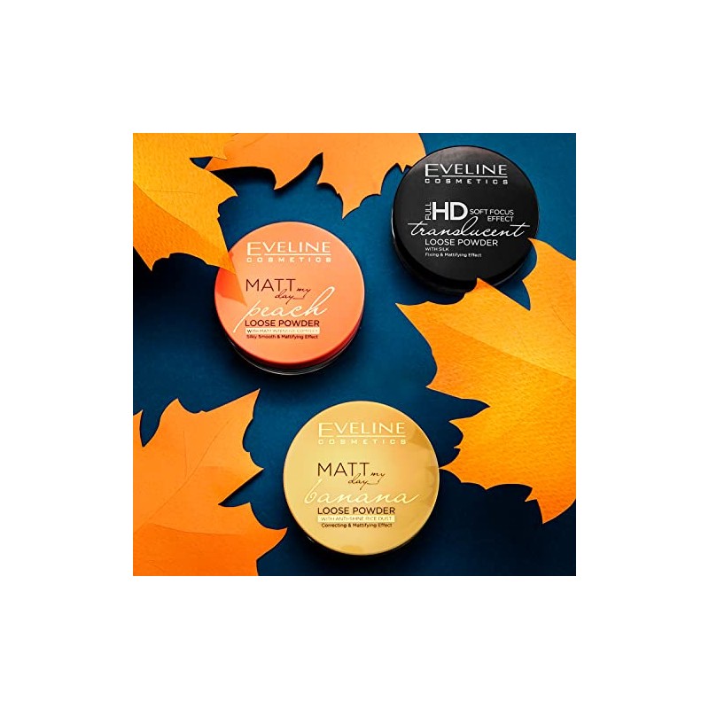 Eveline Cosmetics Matt My Day Synapy Matting Powder - Peach