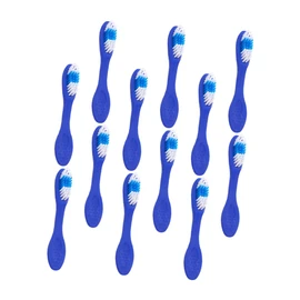 ULTECHNOVO 12pcs Soft Bristle Toothbrushes with Short Handles for Safe Institutional Use for Prisons and Camping Comfortable Grip Reduce Discomfort